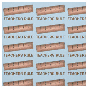 Lärarregel Trä Ruler Yardstick Class Blue Tyg