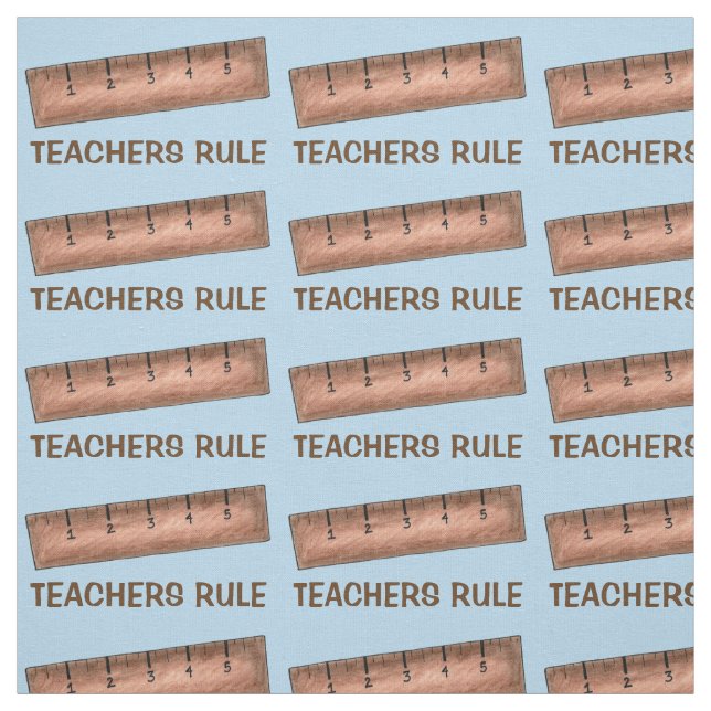 Lärarregel Trä Ruler Yardstick Class Blue Tyg (Provkarta)