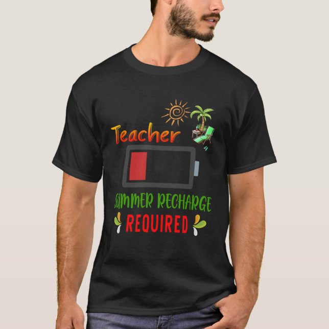 Lärarsammanfattning krävs t shirt (Framsida)