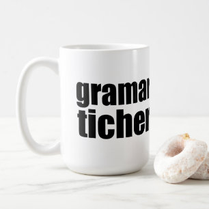 Lärarskämt i Grammar Kaffemugg