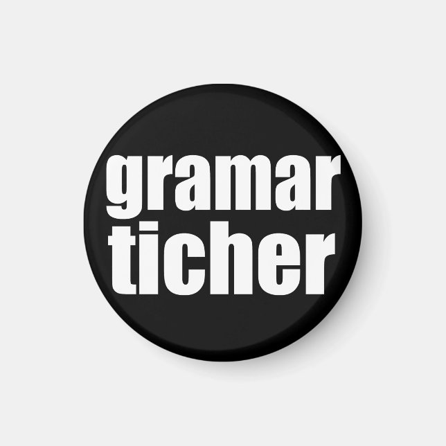 Lärarskämt i Grammar Magnet (Framsidan)