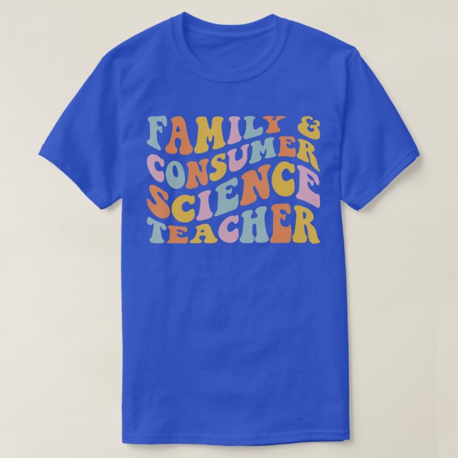 Lärarskola för familje- och konsumentvetenskapliga t shirt (Design framsida)
