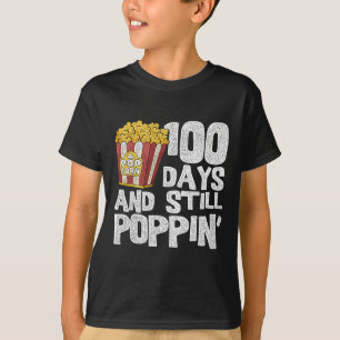 Lärarskolan Student Popcorn 100 dagar i skolan T Shirt