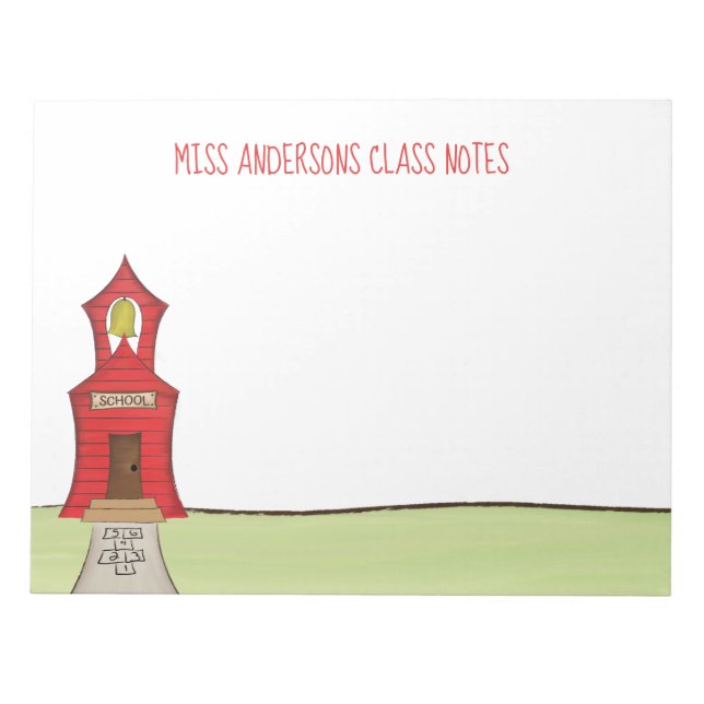 Lärarskolans undervisning i Cute Classroom Anteckningsblock (Framsida)