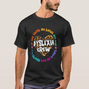Lärarskolesupport - läsa Dyslexia Squad Thad T Shirt