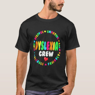 Lärarskolesupport - läsa Dyslexia Squad Thad T Shirt