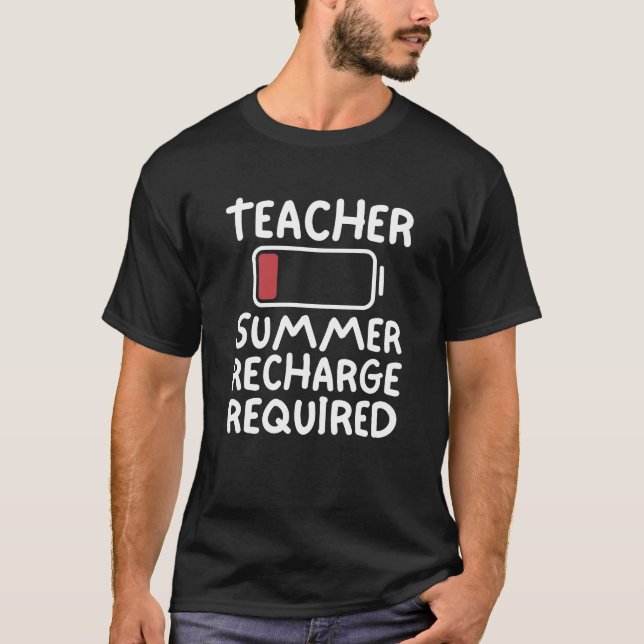 Lärarsommaravgift krävs t shirt (Framsida)