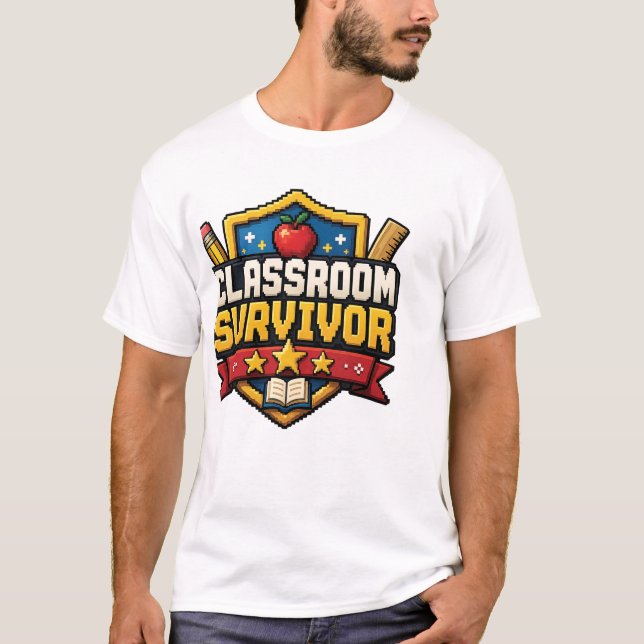 Lärarspelabadge T Shirt (Framsida)
