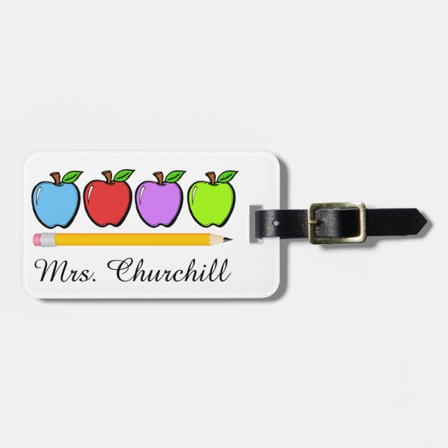 Lärarspråk för Tack Bagagebricka (Horisontell Framsida)