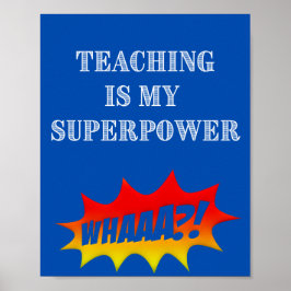 Lärarsupermakter Poster