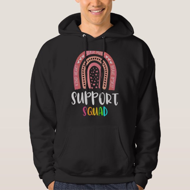 Lärarsupporttorgatorget för skolsupporttjänster hoodie (Framsida)