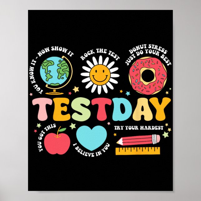Lärartestdag Motivational Teacher Starr Te Poster (Framsidan)