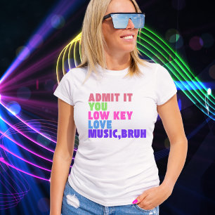 Lärartröja för låg Nyckel Music Teacher T Shirt