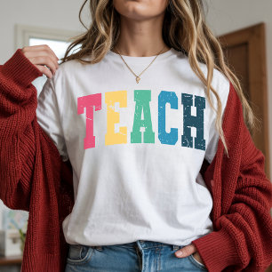 Lärartröja för utbildare, tillbaka till skolan lär t shirt