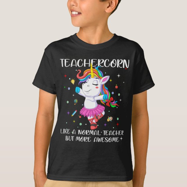 lärarunicorn t shirt (Framsida)