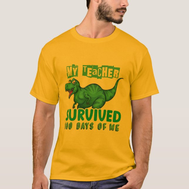Läraruppskattning | 100 dagar skolresa t shirt (Framsida)