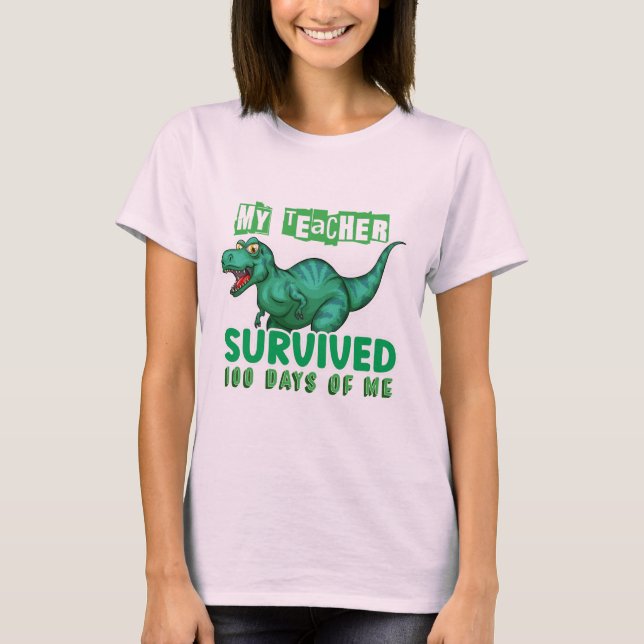 Läraruppskattning | 100 dagar skolresa t shirt (Framsida)