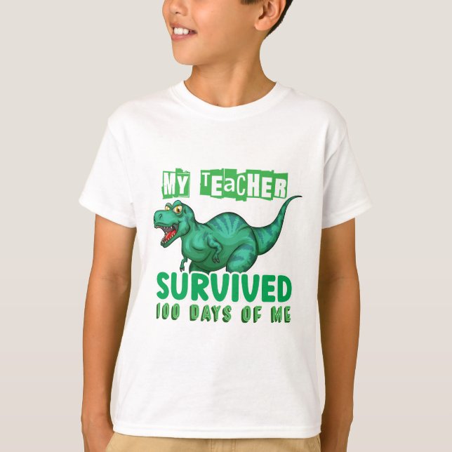 Läraruppskattning | 100 dagar skolresa t shirt (Framsida)