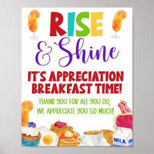 Läraruppskattning Breakfast Poster