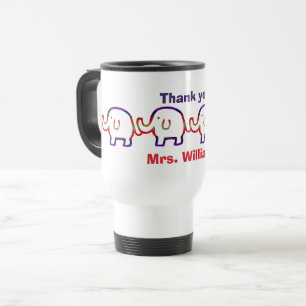 Läraruppskattning Elephant Parad Tack Resemugg