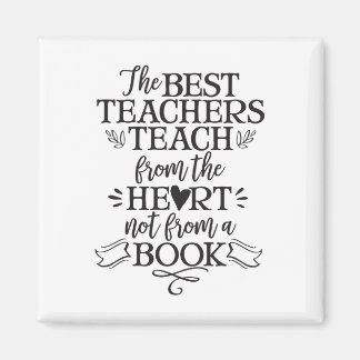 Läraruppskattning Gift Teach Heart Tack Magnet