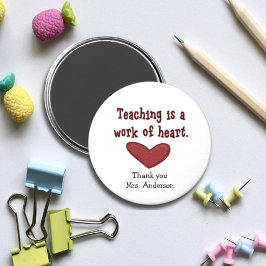 Läraruppskattning Heart Gift Magnet