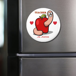 Läraruppskattning Mask i Apple Add Namn Magnet