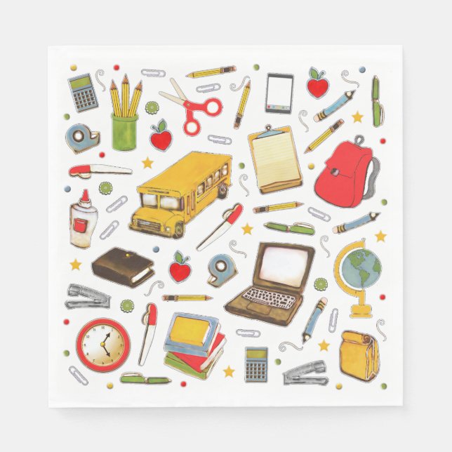 Läraruppskattning Party Pappersservett (Framsidan)