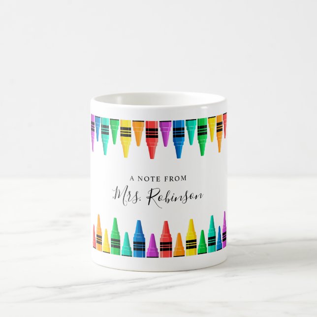 Läraruppskattning Rainbow Crayon Kaffemugg (Center)