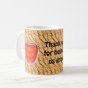 Läraruppskattning Red Apple Classroom Tack Kaffemugg