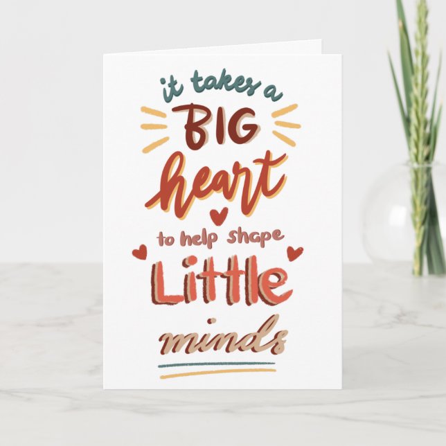 Läraruppskattning Valentine Kort (Framsida)