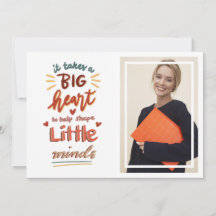 Läraruppskattning Valentine Photo Greeting Card