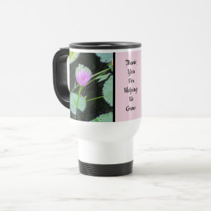 Läraruppskattning Vecka Vatten Lily Rosa Flower Resemugg