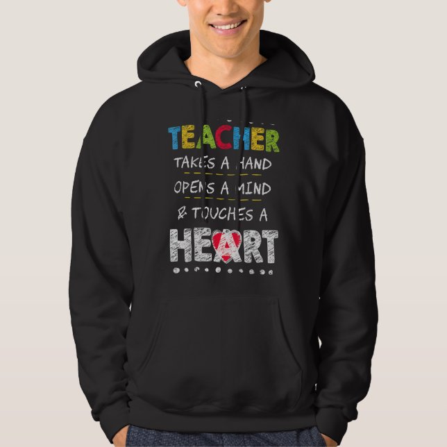 Läraruppskattningsdag för inspirationsofferttest hoodie (Framsida)