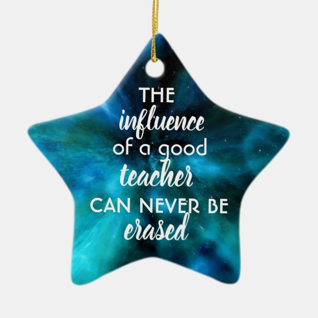 Läraruppskattningsordnamn Julgransprydnad Keramik (Framsidan)