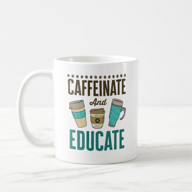 Lärarutbildning för lärare kaffemugg (Vänster)