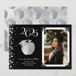 Lärarutbildning Silver Studenten Black Inbjudningar