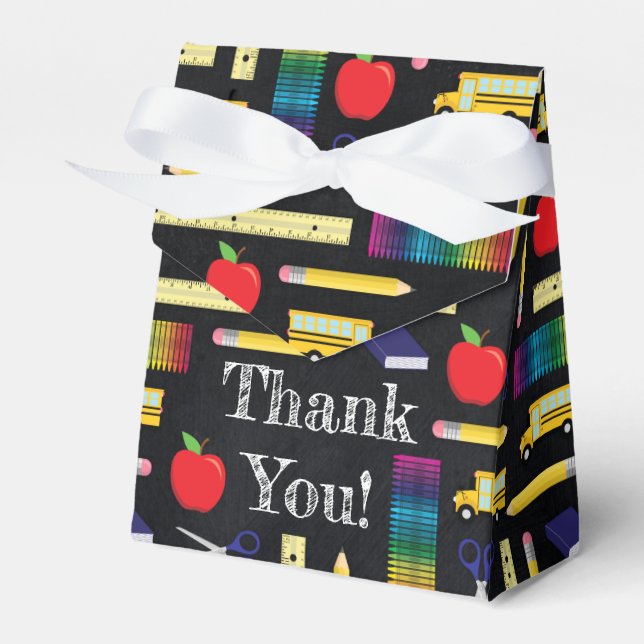 Lärarutbildningschalkboard Studenten Tält Presentaskar (Framsidan Sidan)