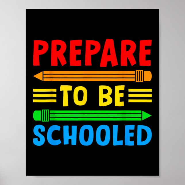Lärarutrustning i back to school som är lätt att f poster (Framsidan)