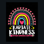 Lärarutstrålning av speciell medvetenhet om autism poster<br><div class="desc">Lärarmedvetandet om speciell medvetenhet utstrålar kintiskhet regnbåge Gift. Perfekt-gåva till pappa,  mamma,  pappa,  manar,  kvinnor,  vänner och familjemedlemmar på Thanksgiving Dag,  juldag,  Mors dag,  Fars dag,  4 juli,  1776 Oberoende dag,  veterandagen,  Halloween D,  Patrick's Day</div>