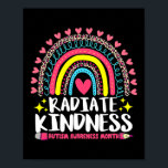 Lärarutstrålning av speciell medvetenhet om autism poster<br><div class="desc">Lärarmedvetandet om speciell medvetenhet utstrålar kintiskhet regnbåge Gift. Perfekt-gåva till pappa,  mamma,  pappa,  manar,  kvinnor,  vänner och familjemedlemmar på Thanksgiving Dag,  juldag,  Mors dag,  Fars dag,  4 juli,  1776 Oberoende dag,  veterandagen,  Halloween D,  Patrick's Day</div>