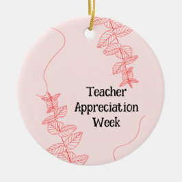 Lärarutvärderingsvecka Julgransprydnad Keramik