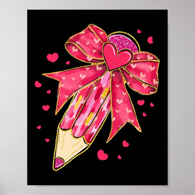 Lärarvalentin Kokett Pilbågspenna 1  Poster (Framsidan)