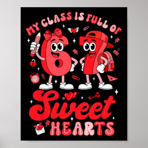 Lärarvalentin Min klass är full av 67 älsklingar Poster