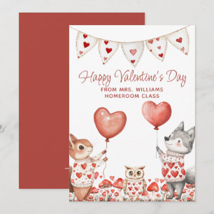 Lärarvalentin till klass julkort