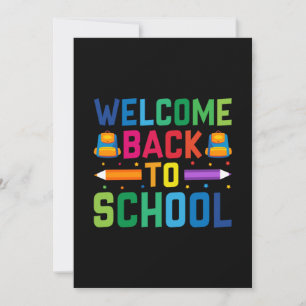 Lärarvälkommen Back to school Inbjudningar