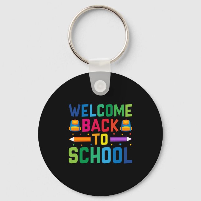 Lärarvälkommen Back to school Nyckelring (Framsida)