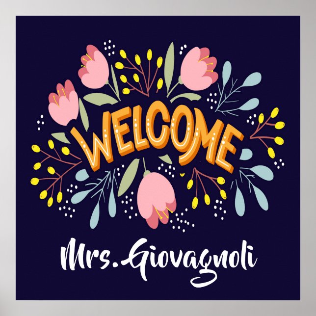 LärarvälkomstPoster Poster (Framsidan)