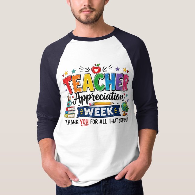 Lärarveckan Herrar T Shirt (Framsida)