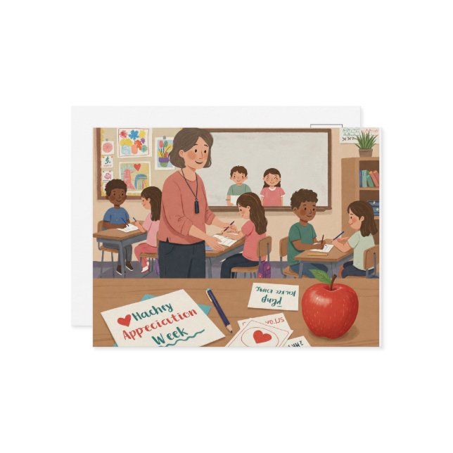 Lärarveckan Vykort (Fram/Back In Situ)